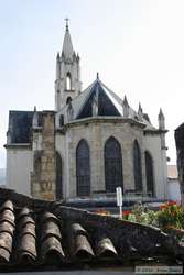 The front of the church from the outside.