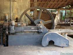 processing equipment at old coffee plantation.