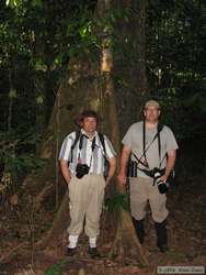 Chuck and Dave on one of our hikes.