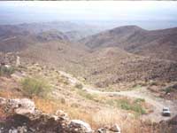 The view from half-way up Harquahala Peak.