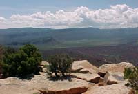 AMAZING view of the green valley below!!!