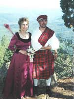 Brian's sister Lori, and her husband, Danny 'The Romanian Scotsman' O'Dobos.